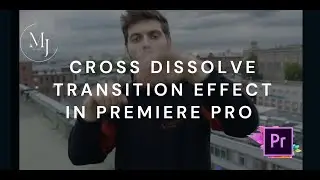 Super Useful Cross Dissolve Default Transition Effect in Premiere Pro Default Setting Tutorial