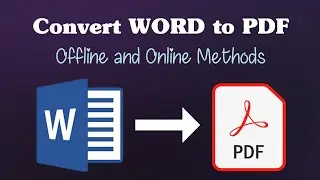 How to Convert Word Document to PDF: Save Word as PDF & Use Online Converter