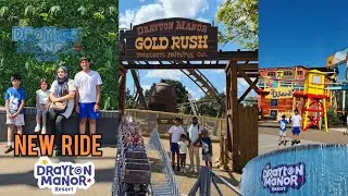 Drayton Manor New Ride Gold Rush||Drayton Manor Rides|Thomas land||Gold Rush||Drayton Manor 2024 fun