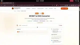 Convert DFONT to SVG Instantly ⚡ Free Online Font Converter (Mac → SVG)