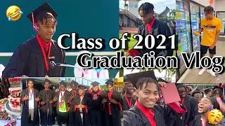 HIGHSCHOOL GRADUATION VLOG 2021🎓🕺🏽+   BEST SPEECH OF ALL TIME & AFTER PARTY 🎉 *GRWM