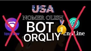 USA RAQAM OLISH/BOT/ORQALIY 🇺🇸 USA/NOMER OLISH/2021