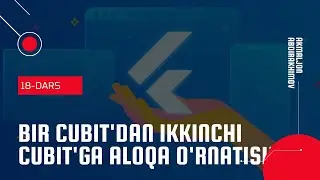 Bir Cubit'dan ikkinchi Cubit'ga aloqa o'rnatish (18-Dars)