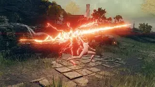 Elden Ring Bolt Of Gransax Max Upgraded Combat Gameplay