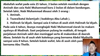 KISAH KELAHIRAN NABI MUHAMMAD SAW || PELAJARAN SKI KELAS 7 SEMESTER 1 || MAHFUDZ SYAFRUDDIN #Viral