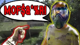 Airsoft Noob gets ANGRY being shot in the Head! (Confrontation😖)