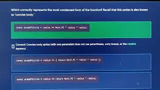 JavaScript Basics: Codecademy Functions Quiz with Adam Jackson.