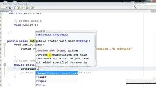Interface in java || Example || core java Tutorial