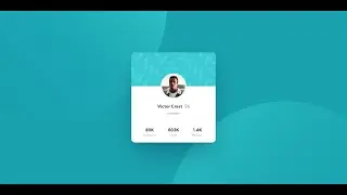 Profile card component | Frontend Mentor Challenge using 