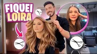 FIZ UMA TRANSFORMAÇÃO! FIQUEI LOIRA 😱 - BIANKA