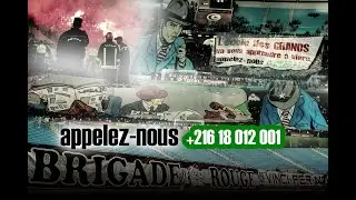 Brigade Rouge ✪ TIFO CALMA ✪