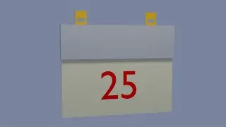 Blender Tutorial | Christmas 25 calendar
