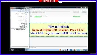 How to Unbrick POCO F4 GT (Xiaomi Redmi K50 Gaming) Stuck EDL (Black Screen)