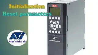 Initialization reset parameters of Automation drive Fc-302