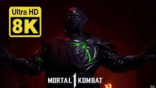 Mortal Kombat 1: Khaos Reigns – Official Noob Saibot Gameplay 8K (Remastered with Neural Network AI)