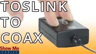 Toslink To Digital Coax Converter - Change Audio Signals Quickly! #47-450-001