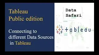 Tableau Tutorial-How to connect different data sources in Tableau?#youtube #tableau#new #subscribe