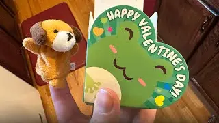 Innocheer Valentines Cards Finger Puppets Unboxing and review