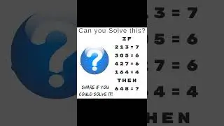 amazing math quiz / brain test math quiz / iq test / math puzzle || #maths #ytshorts #shorts