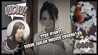 Pensiun nyanyi sarah jadi penjual masker anti CORONA??? Banyak masker hasil daur ulang dijual BEBAS!