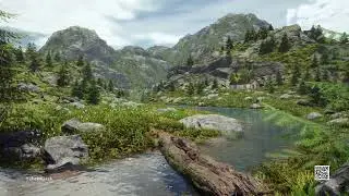 Mountain River Valley in Unreal Engine (no megascans). Project creation steps.