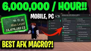 [NEW] BEST Fisch Macro Auto AFK for MOBILE, PC? 🔥 How To Macro in Roblox Fisch in 2025