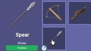 New Spear Weapon Showcase - Roblox Bedwars