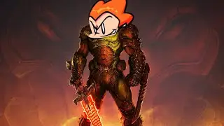 when the DOOM music kicks in (fnf)