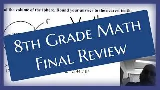 8th Grade Math Review (Principles of Algebra Final)