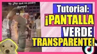✅​ Como usar la PANTALLA VERDE TRANSPARENTE en Tik Tok |🔴​ como usar pantalla verde en tiktok 2022