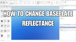 HOW TO CHANGE BASEPLATE REFLECTANCE USING PROPERTIES 2025 ROBLOX STUDIO TUTORIAL [WORKING]