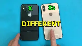 Outside Different Between iphone X and Xs