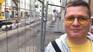 Польша, Краков - копец, сосущий фонтан, золото рейха, и пироженки