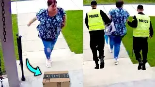 Karen Gets Instant KARMA After Stealing Package