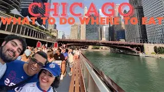 CHICAGO in ONE DAY | Lake and River Architecture tour | Where to eat?