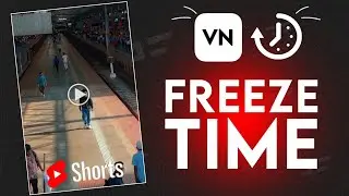 Time freeze video editing in  VN EDITOR | FREEZE TIME REELS VIDEO EDITING