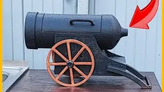 This man makes beautiful objects with his own hands.