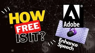 Adobe Audio Enhance | How Free is it? | Walkthrough | Sound clips