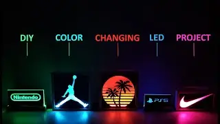 DIY LED Gaming Room Lights - Acrylic Edge Lighting - Nanoleaf
