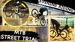 Street Trial series #2 | evening MTB riding