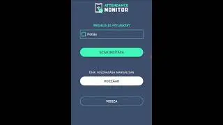 Attendance monitor app