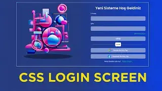 Pure Css ile Giriş Paneli Yapımı | Login Screen with Pure Css