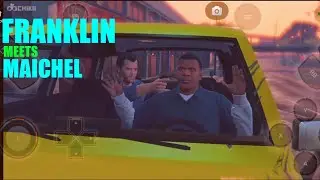 Franklin meets Maichel | GTA V Mobile Gamelay