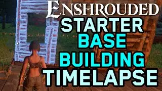 Starter Home Base Building Timelapse - Enshrouded Construction Mode