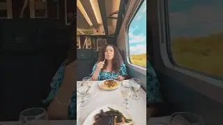 Dinner on a Pullman train! 3 course meal on GWR | ​⁠#pullman #wesanderson  #uktrains