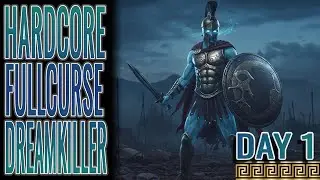 Titan Quest - Day 1 Hardcore Cursed DreamKiller (Rogue + Dream) !rip