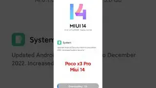 Poco x3 pro Miui 14.