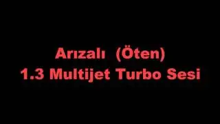 Sağlam ve Arızalı Turbo Sesi Karşılaştırması