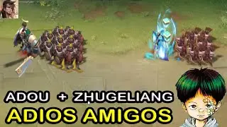 Dynasty Origin Conquest ADOU ZHUGELIANG Doc!! Tolong NERF!!! GILA 2 vs 8 BISA MENANG!!!