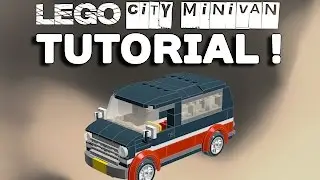 LEGO moc building tutorial: legocity MINIVAN